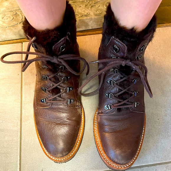 Brown Botkier leather boots - Picture 1 of 4